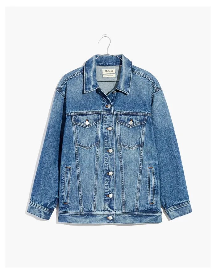 Women The Oversized Trucker Jean Jacket In Bankfield Wash Bankfield Wash Madewell Jackets Women The Oversized Trucker Jean Jacket In Bankfield Wash Bankfield Wash Madewell Jackets