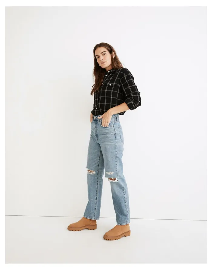 Women The Perfect Vintage Straight Jean In Berrimore Wash Berrimore Wash Madewell Jeans