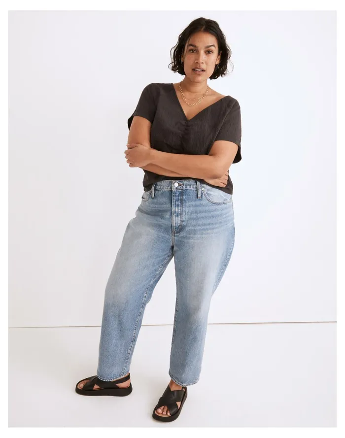 Women The Perfect Vintage Straight Jean In Seyland Wash Seyland Wash Madewell Jeans
