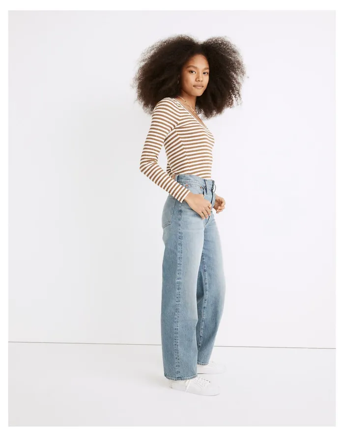 Women The Perfect Vintage Wide Leg Full Length Jean In Elmont Wash Elmont Wash Madewell Jeans Women The Perfect Vintage Wide Leg Full Length Jean In Elmont Wash Elmont Wash Madewell Jeans