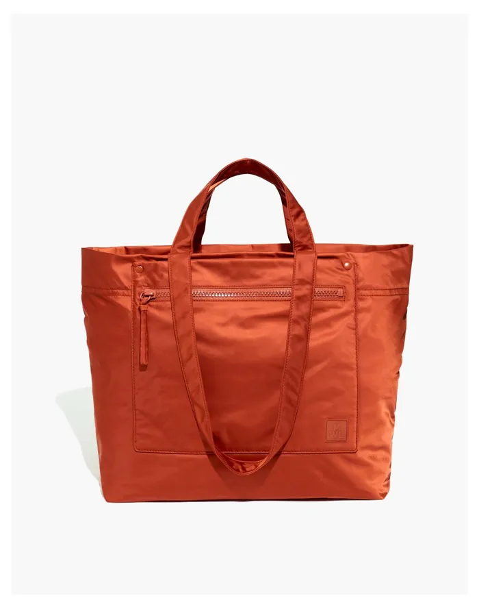 Women The Resourced Tote Bag Faded Rust Madewell Luggage and Travel