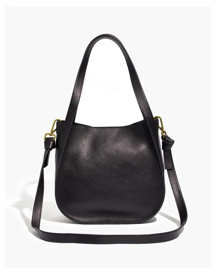 Women The Sydney Shoulder Bag True Black Madewell Crossbody Bags