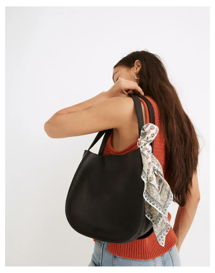 Women The Sydney Shoulder Bag True Black Madewell Crossbody Bags Women The Sydney Shoulder Bag True Black Madewell Crossbody Bags