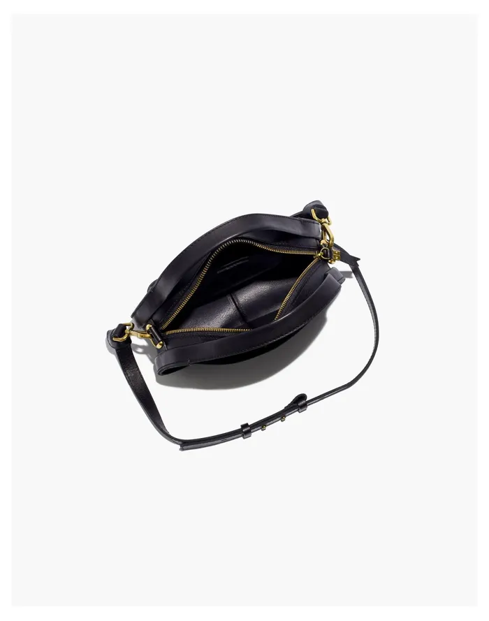 Women The Sydney Zip Top Crossbody Bag True Black Madewell Crossbody Bags Women The Sydney Zip Top Crossbody Bag True Black Madewell Crossbody Bags