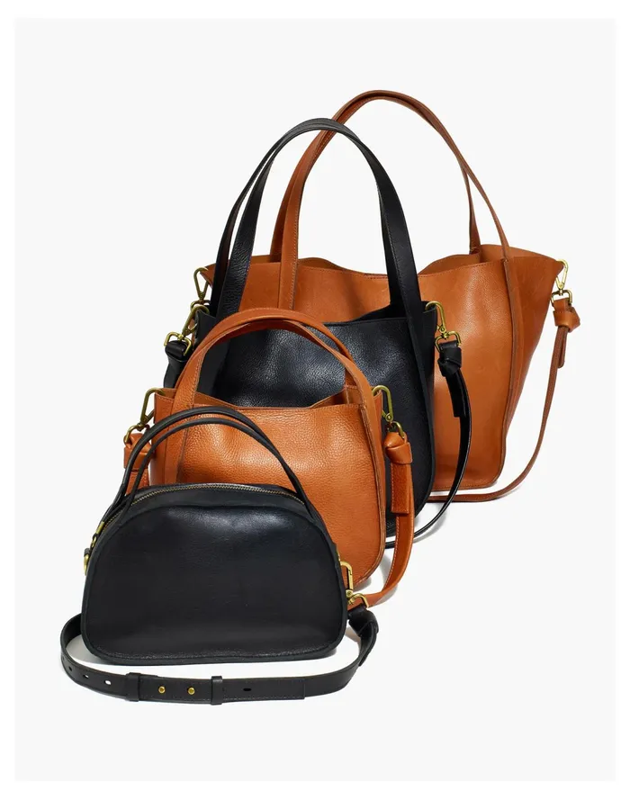 Women The Sydney Zip Top Crossbody Bag True Black Madewell Crossbody Bags Women The Sydney Zip Top Crossbody Bag True Black Madewell Crossbody Bags