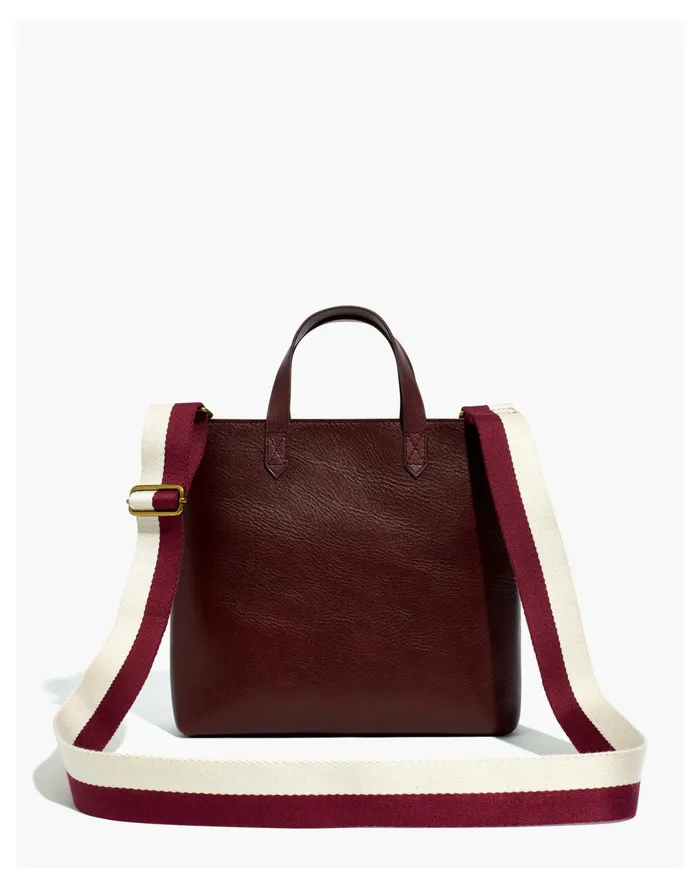 Women The Zip Top Transport Crossbody Dark Cabernet Madewell Crossbody Bags