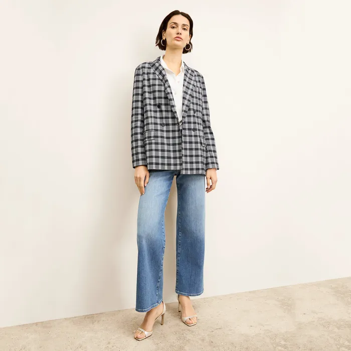 Women Tops M M LaFleur The Clemens Flex Shirt 8211 Knit Poplin White