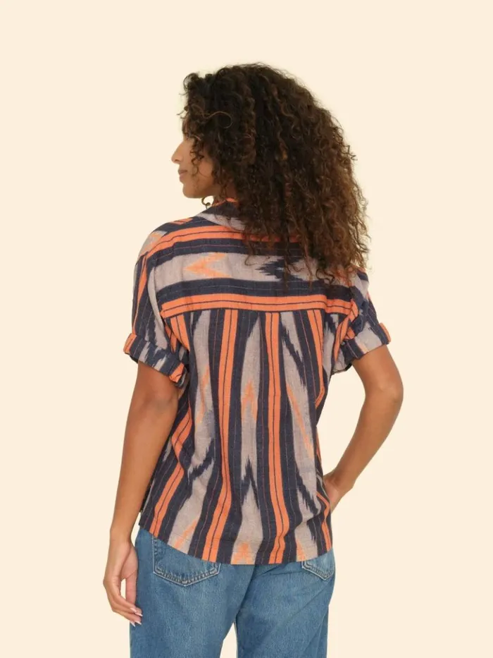 Women Tops Xirena Flame Orange Avery Top