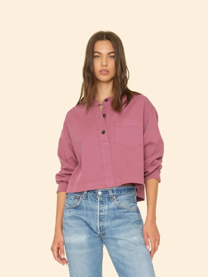 Women Tops Xirena Rosewood Nicky Twill Top