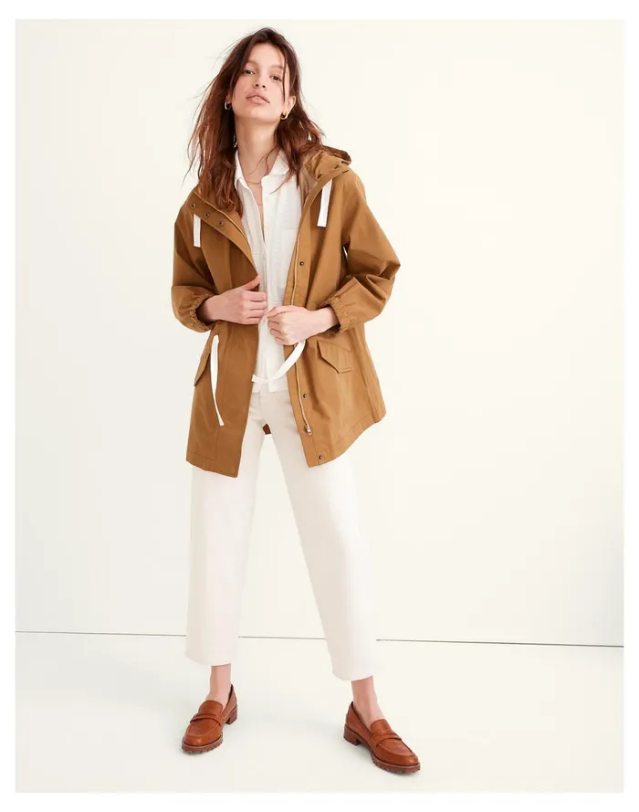 Women Waterproof Raincloud Raincoat Spiced Olive Madewell Jackets