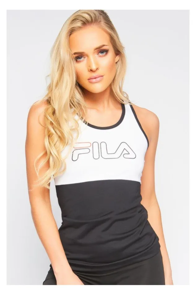 Women White And Black TwoTone Tank Top Brentiny Paris Lace Tops Women White And Black TwoTone Tank Top Brentiny Paris Lace Tops