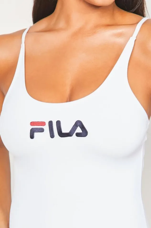 Women White Swimsuit Saidi Fila 687200 White Brentiny Paris Swimwear