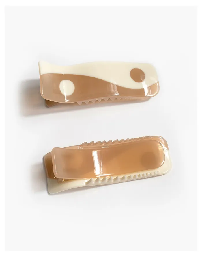 Women Winona Irene Milk Tea XL Alligator Claw Multi Madewell Hair Accessories Women Winona Irene Milk Tea XL Alligator Claw Multi Madewell Hair Accessories