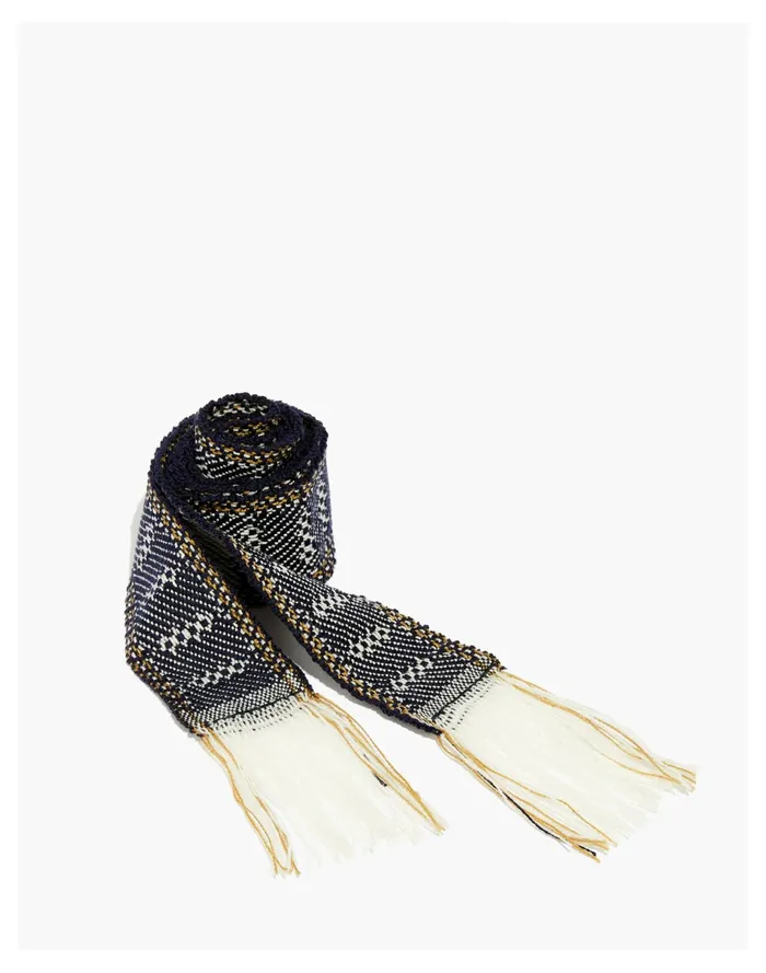 Women Woven Sash Belt Bronzed Lichen Multi Madewell Belts