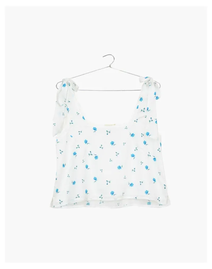 Women X Reistor Tie Up Crop Top Ivory White Madewell Tops and Shirts Women X Reistor Tie Up Crop Top Ivory White Madewell Tops and Shirts