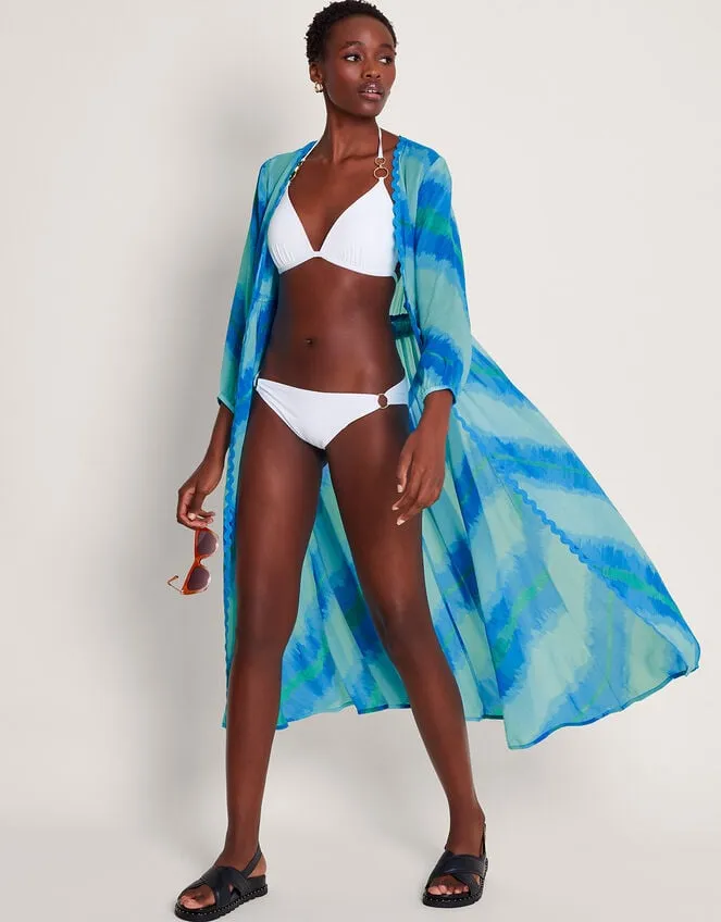 Women Zifia Beach Robe Blue Monsoon Dresses
