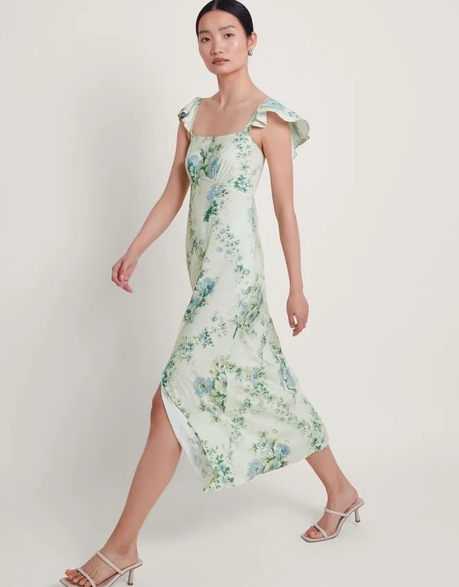 Women Zimira Floral Midi Dress Ivory Monsoon Dresses