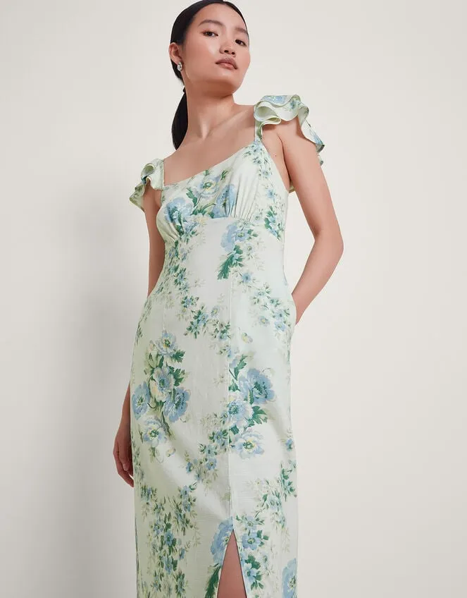 Women Zimira Floral Midi Dress Ivory Monsoon Dresses