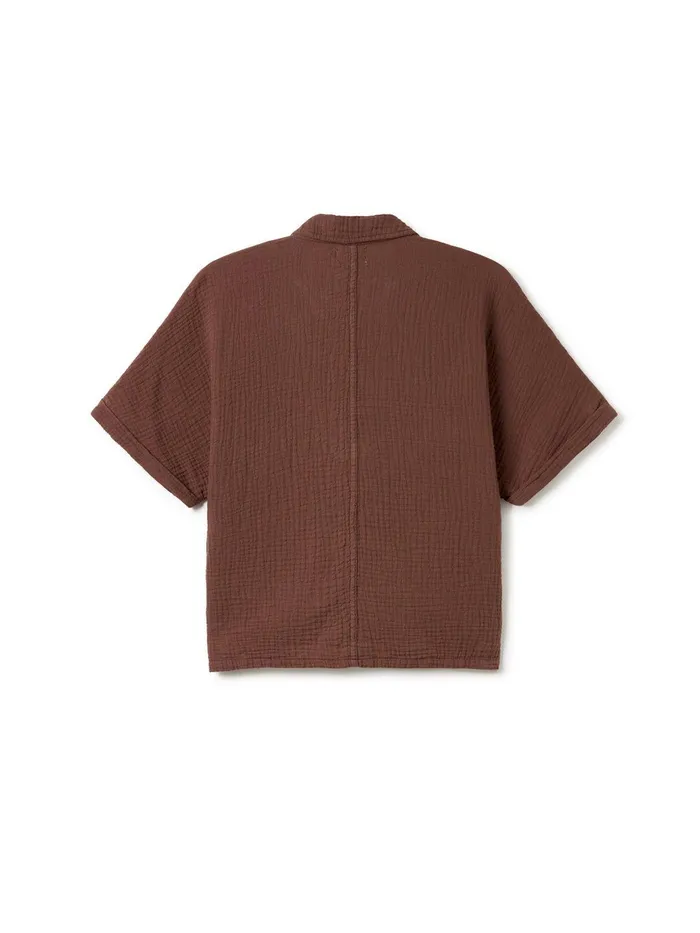 Women Zuqar 8211 Brown TWOTHIRDS Shirts