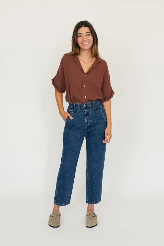 Women Zuqar 8211 Brown TWOTHIRDS Shirts