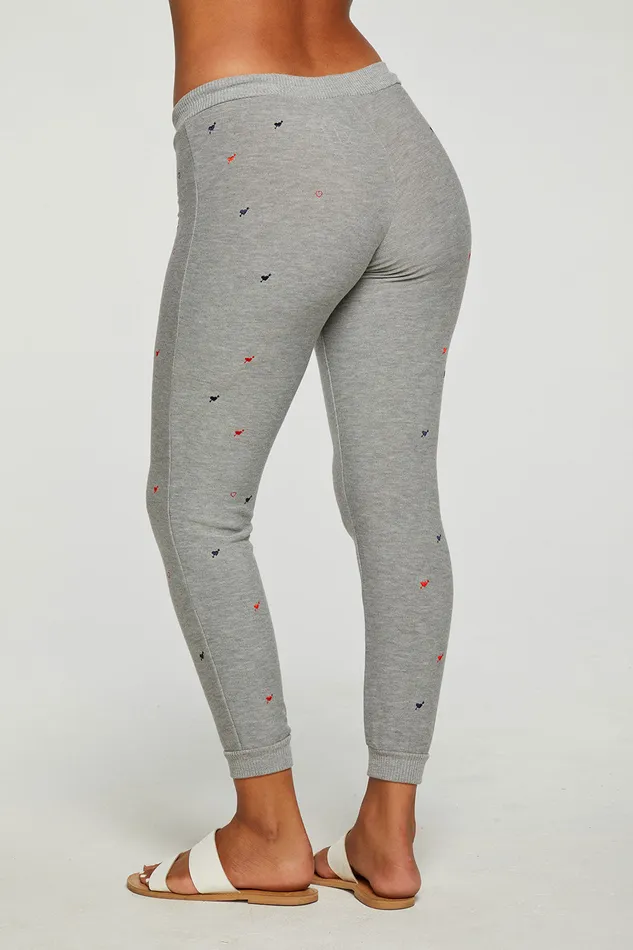 Womens Heart And Arrow Pants Loungewear Chaser Brand