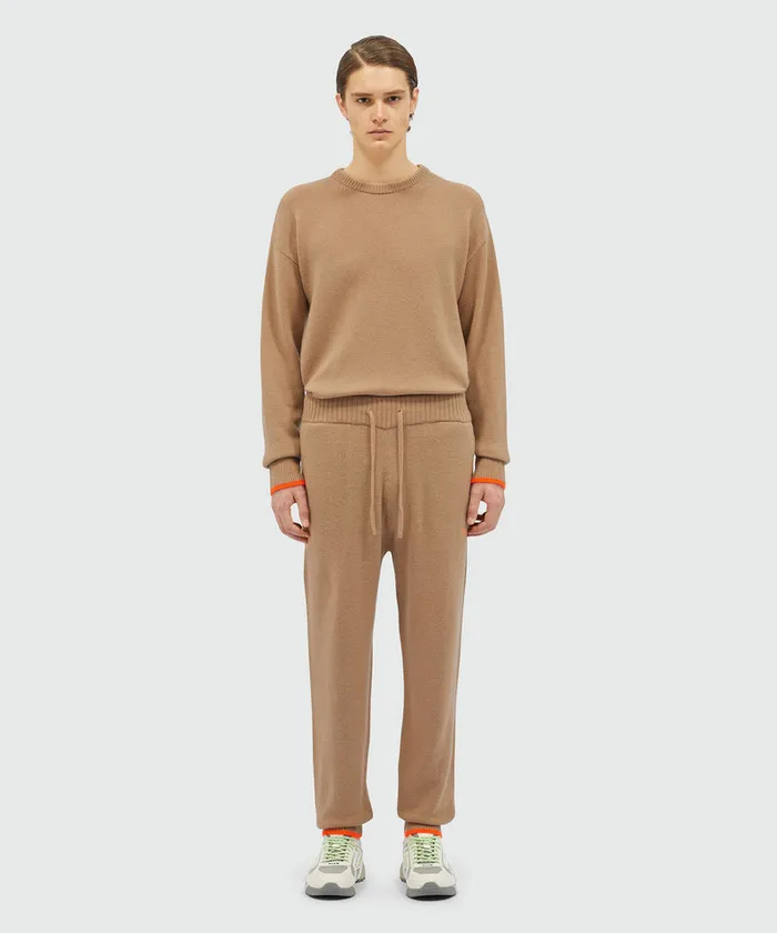Wool And Cashmere Track Pants Men MSGM Knitwear