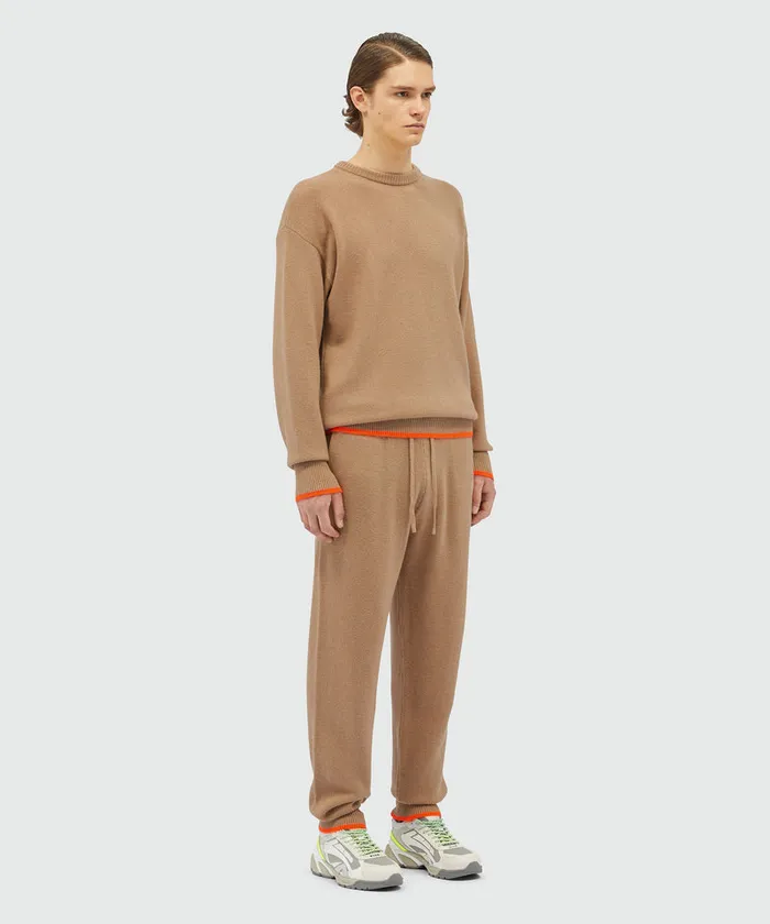 Wool And Cashmere Track Pants Men MSGM Knitwear