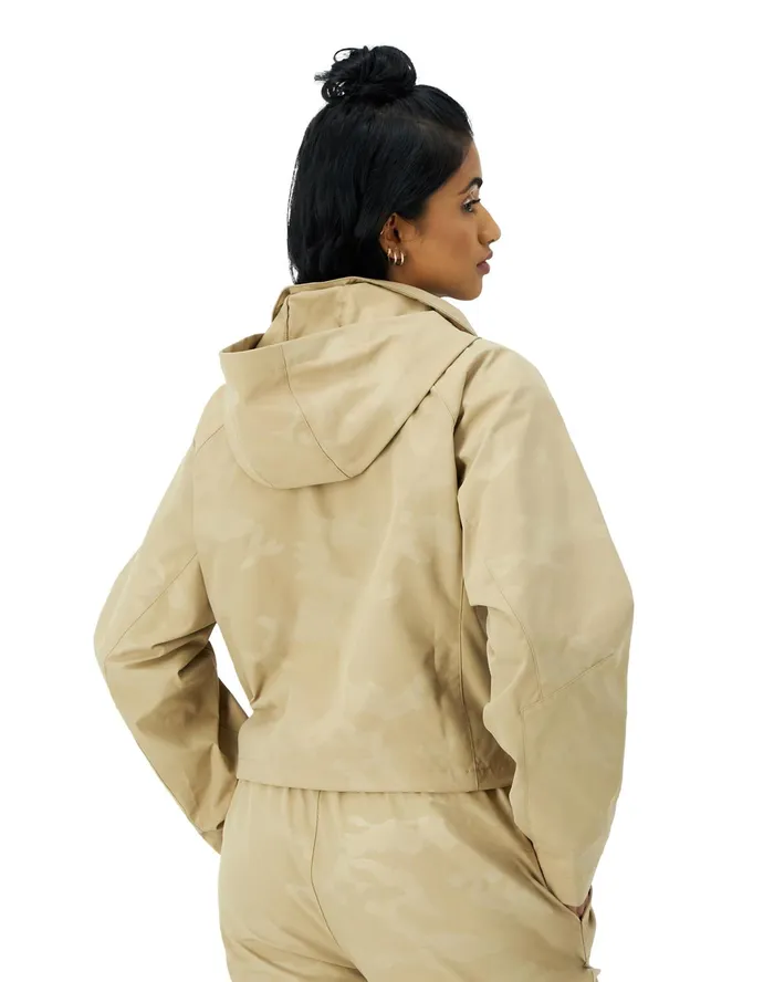 Woven Utility Jacket C Logo Deep Camo Country Walnut Women Champion Jackets